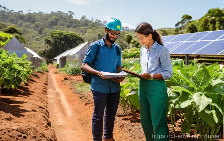 환경경영 경력 개발 - **Prompt:** A dynamic scene inside a contemporary university classroom or a specialized workshop, wh...